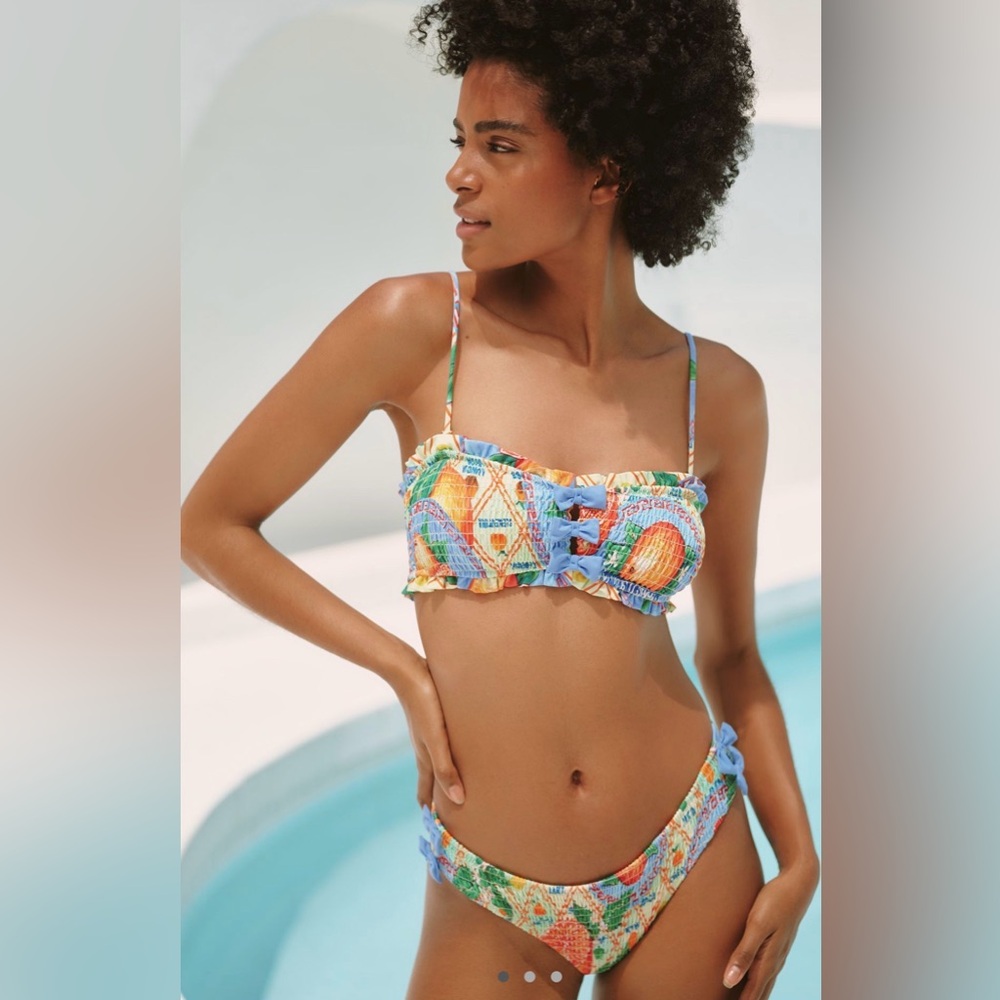Colorful Patterned Bikini Bottoms - Picture 3 of 3